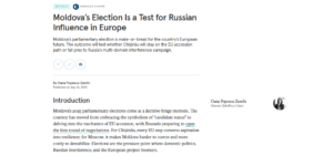 Read more about the article Moldova’s Election Is a Test for Russian Influence in Europe