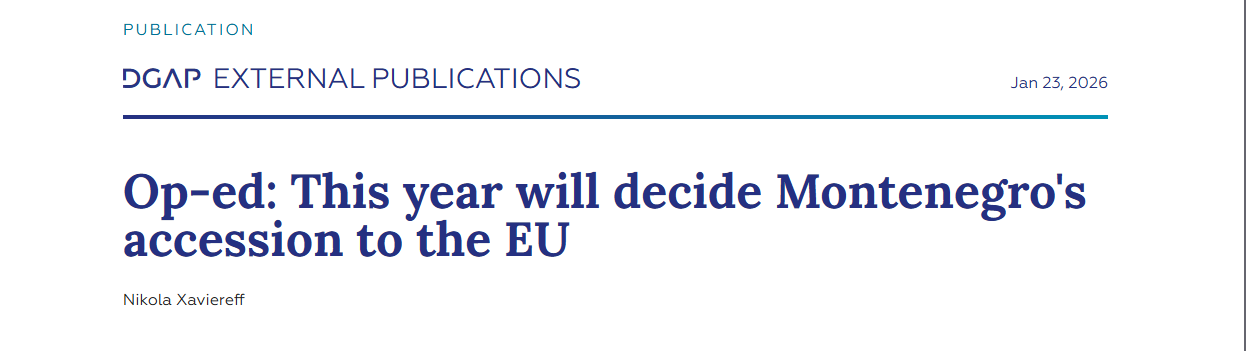 Read more about the article This year will decide Montenegro’s accession to the EU